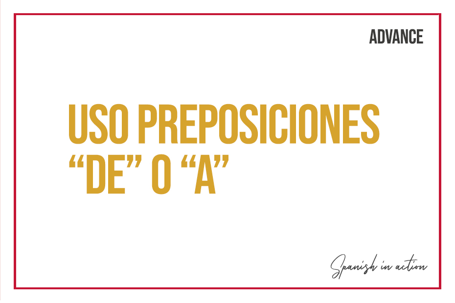 preposicion