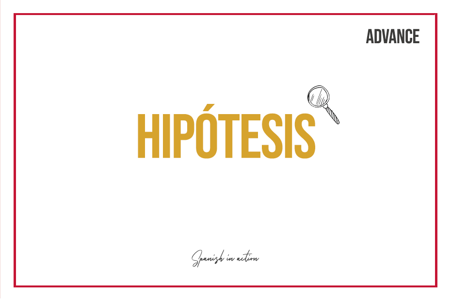 hypothesis word in spanish